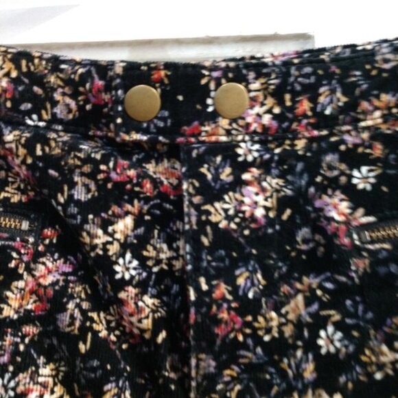 Mini Mossimo Skirt - Corduroy - Floral Design - size 10 - Picture 5 of 6